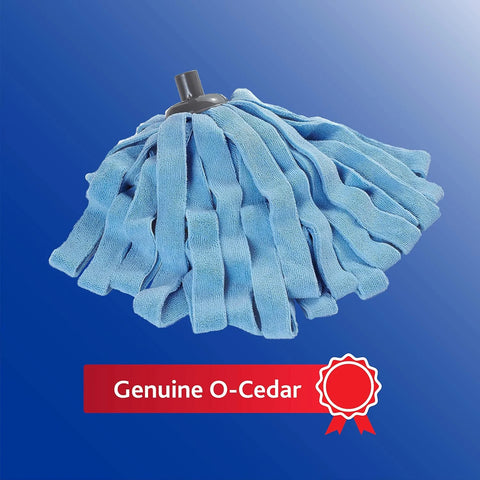 O-Cedar Microfiber Mop Refill, Pack of 2 | Blue
