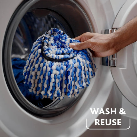 O-Cedar EasyWring RinseClean Refill 4-Pack, Blue, 4 Count